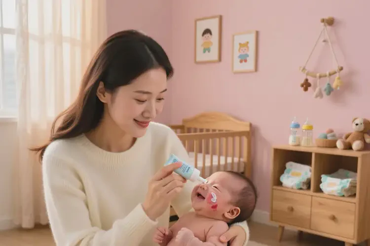 新生兒臉上經(jīng)常長濕疹有什么要注意忌嘴(圖2)