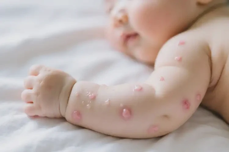 婴儿手臂偶尔长湿疹能不能自愈(图4)