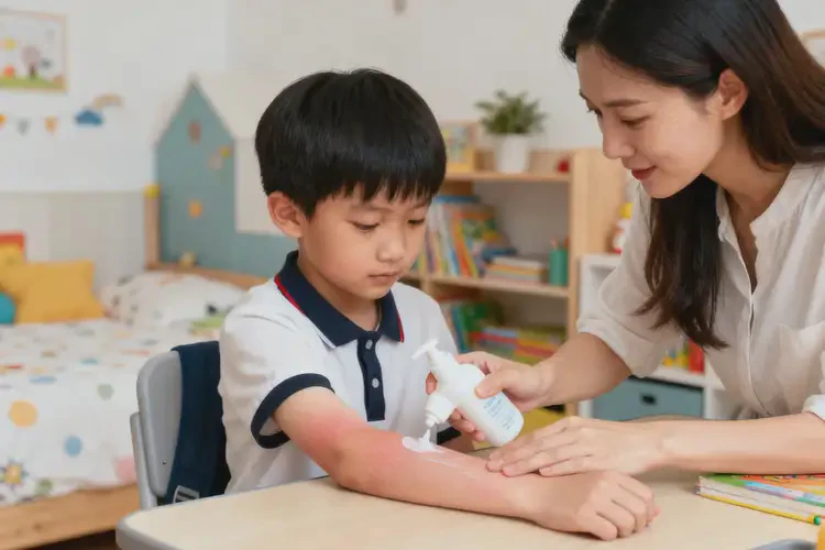 小學(xué)生手臂上容易長濕疹可以自愈嗎(圖4)