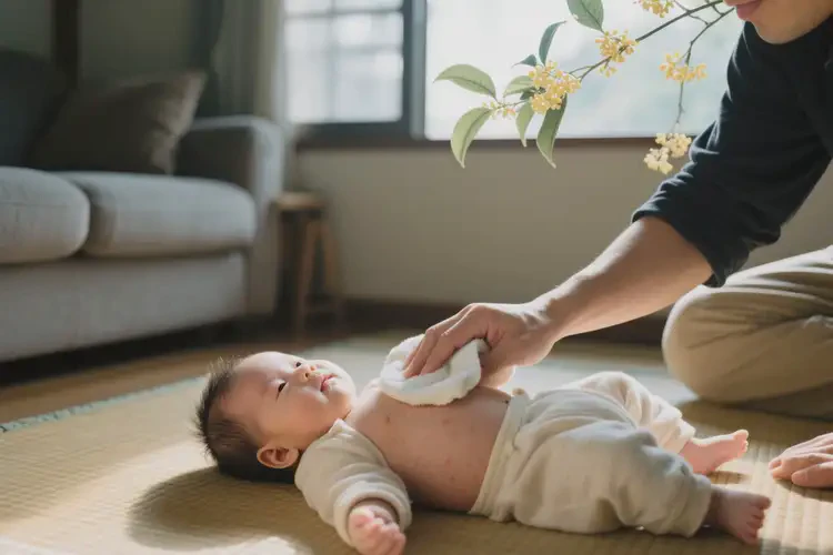 新生兒肚子容易長濕疹可不可以自愈(圖3)