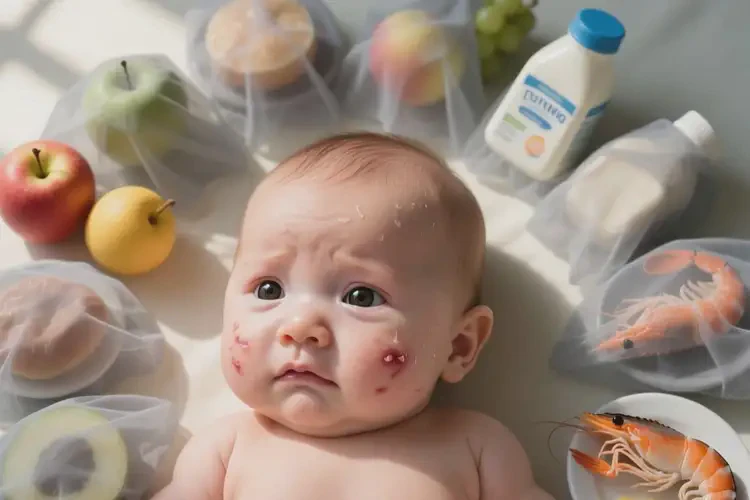 嬰兒全身容易起濕疹后不可以吃哪些食物(圖3)