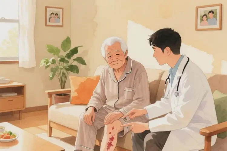 老年人小腿上偶爾起濕疹后不可以吃什么食物(圖2)