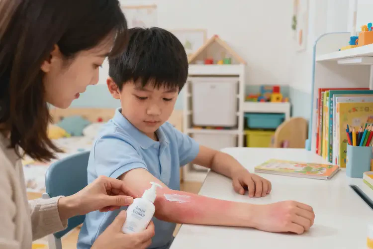 小學(xué)生手臂上容易長濕疹可以自愈嗎(圖2)