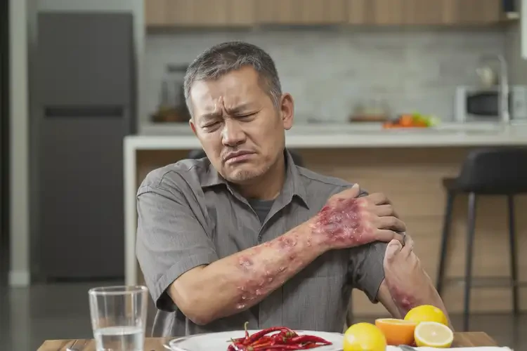 男人肚子出濕疹有什么要克制食用(圖3)