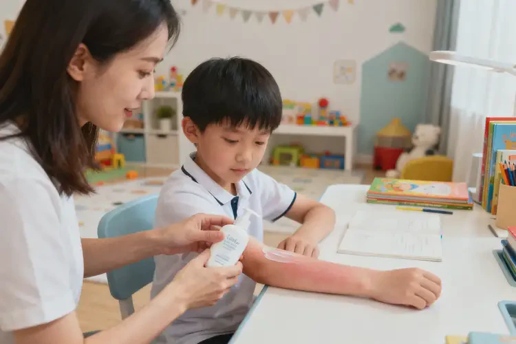 小學(xué)生手臂上容易長濕疹可以自愈嗎(圖3)