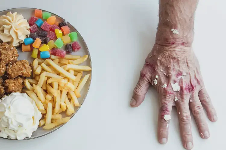 老年人肚子上起濕疹哪些東西吃了會(huì)不好(圖2)