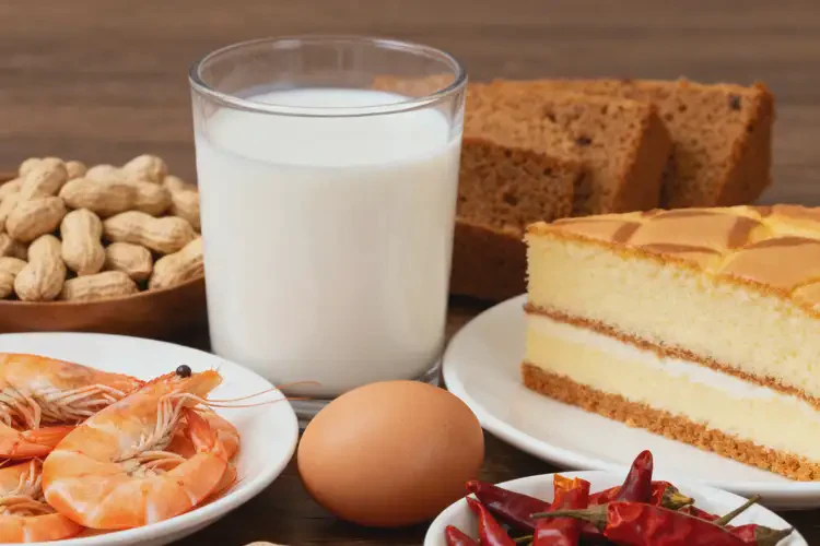 小儿脸上偶尔长湿疹后不能吃哪些食物(图2)