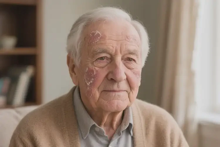 老年人面部容易長(zhǎng)濕疹能自愈嗎(圖4)