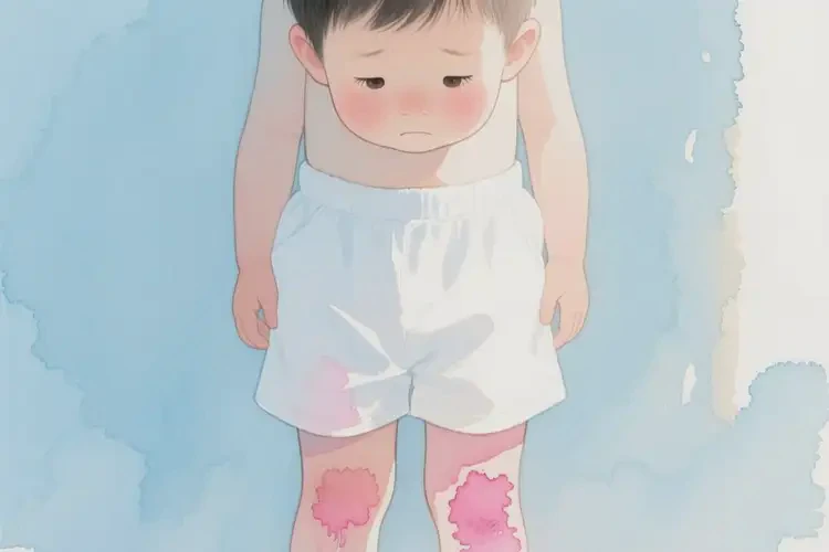 小孩大腿上出現(xiàn)濕疹能不能自愈(圖2)