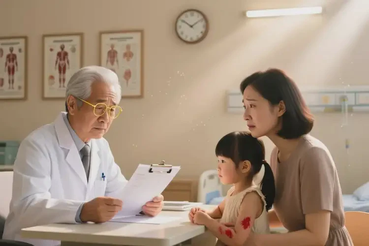 孩子手臂上起濕疹能夠治愈嗎(圖2)