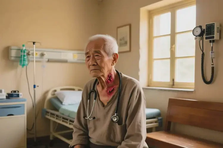 老年人脖子有濕疹能自愈嗎(圖3)