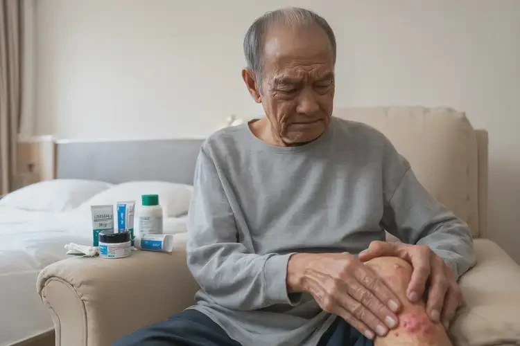 老年人小腿上的濕疹是怎么引起的