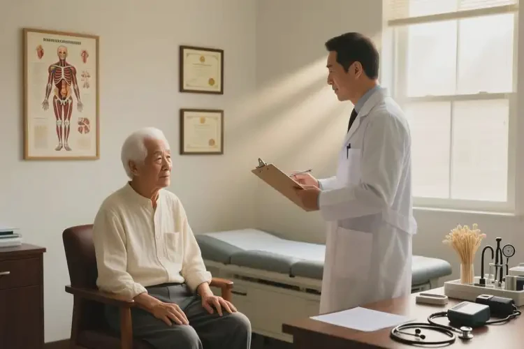 老年人脖子有濕疹能自愈嗎(圖1)