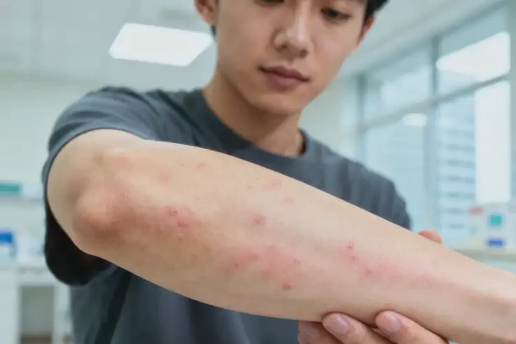 青年人身上有濕疹能夠治愈嗎(圖3)