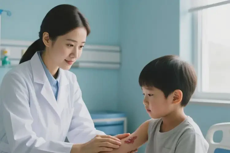 孩子手臂上起濕疹能夠治愈嗎(圖3)