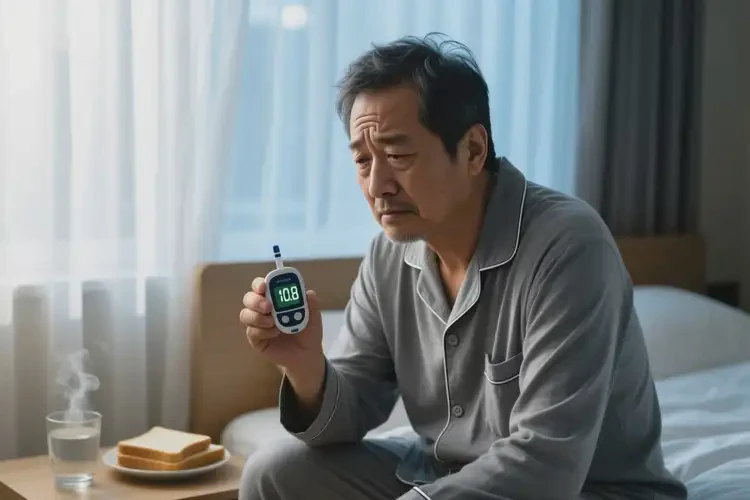 中年人早上血糖10.8是怎么回事