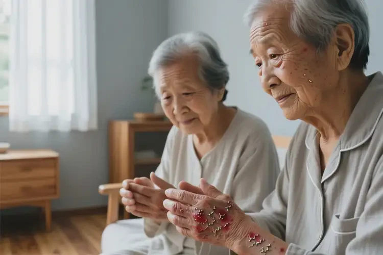 老年人手上的濕疹怎么治療(圖4)