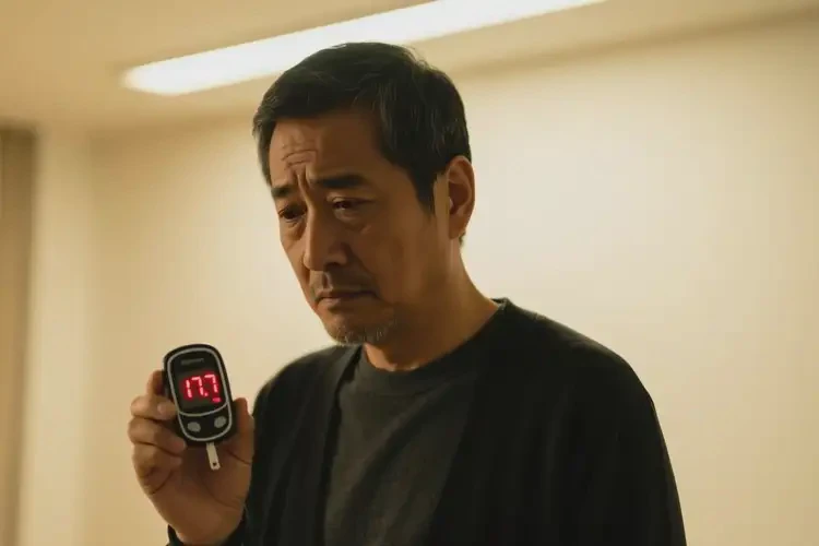 中年人晚上血糖17.7是糖尿病嗎