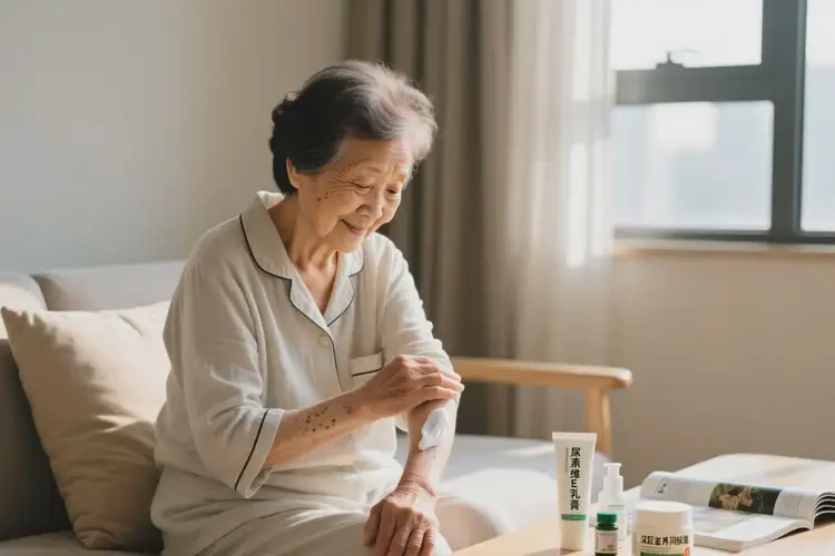 老年人手臂起濕疹可不可以自愈(圖2)