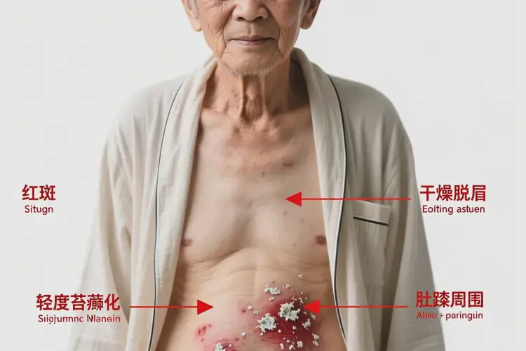 老年人肚子上容易起濕疹治療方法(圖3)