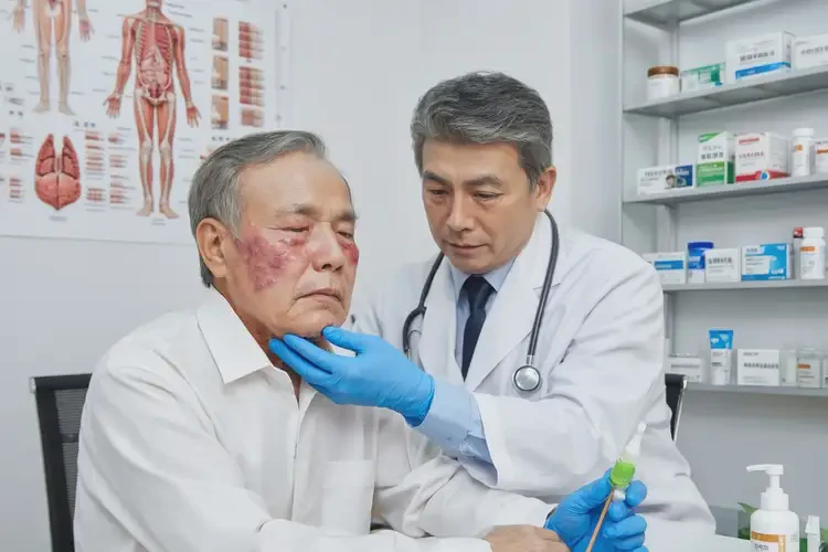 老年人臉上出濕疹能不能自愈(圖3)