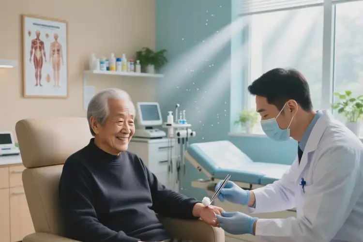 老年人手上偶爾長(zhǎng)濕疹治療方法(圖2)