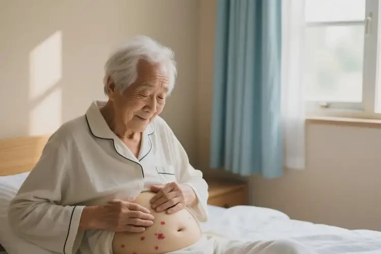 老年人肚子上出濕疹可不可以自愈(圖4)