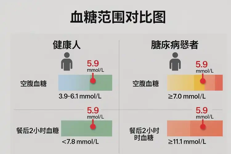 中年人晚餐血糖5點9是怎么回事(圖3)