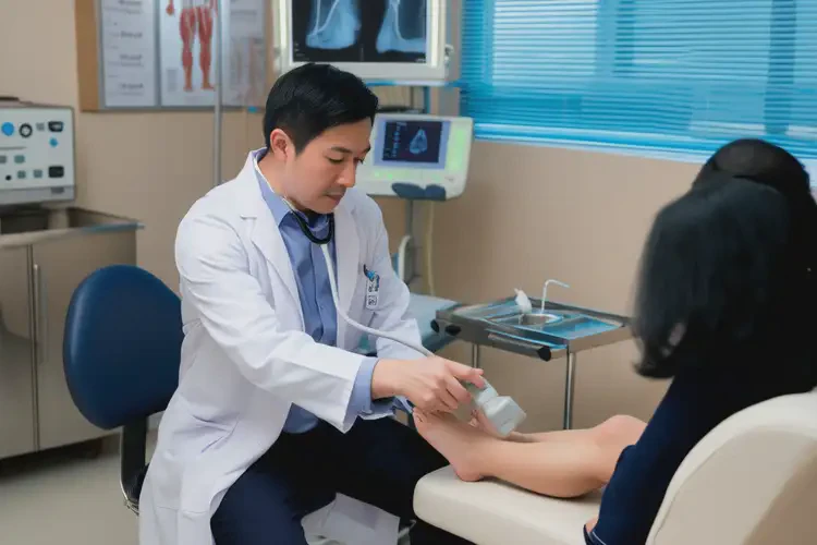 湖北荊門康復(fù)科看足跟疼痛多少錢(圖4)