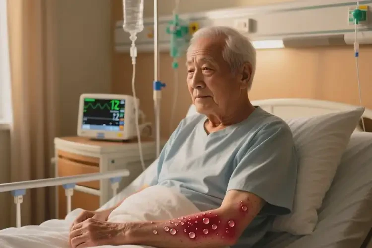 老年人手臂出現濕疹能夠治愈嗎(圖4)