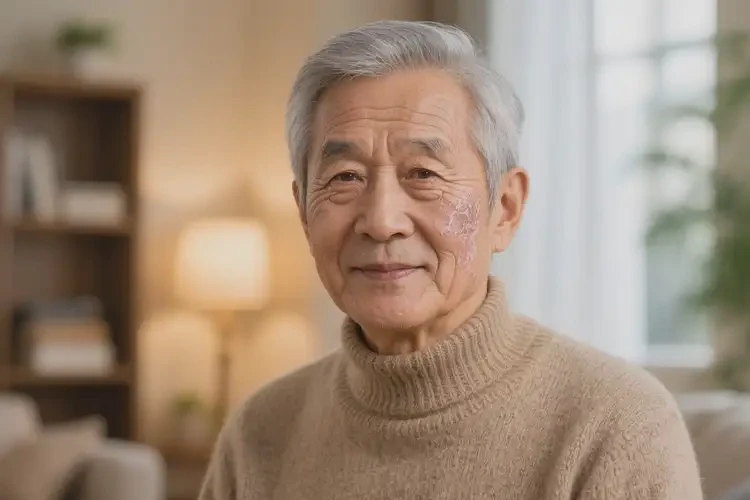 老年人面部偶爾起濕疹能夠治愈嗎(圖4)