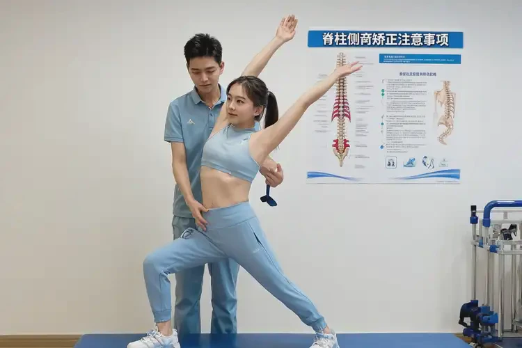 湖北咸寧康復(fù)科脊柱側(cè)彎康復(fù)(圖4)