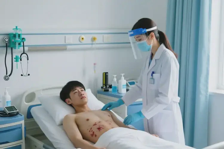 大學(xué)生肚子的濕疹怎么治療最好(圖3)