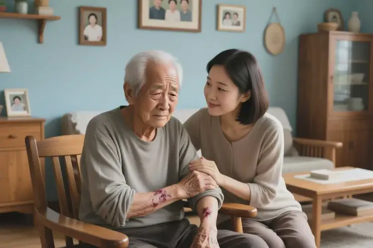 老年人手臂出現濕疹能夠治愈嗎(圖1)