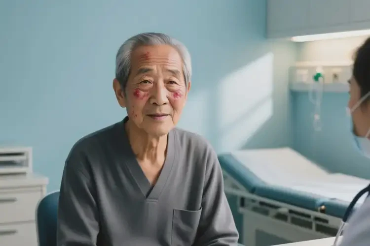 老年人面部起濕疹哪些東西要注意別吃太多(圖2)