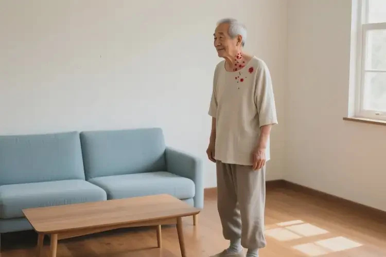 老年人脖子上偶爾長濕疹哪些要少沾(圖1)