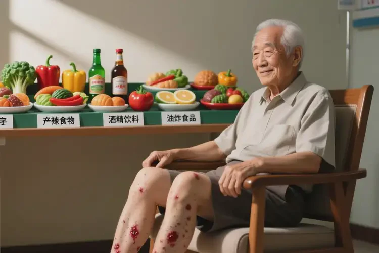 老年人小腿上容易起濕疹哪些食物需避免攝入(圖3)