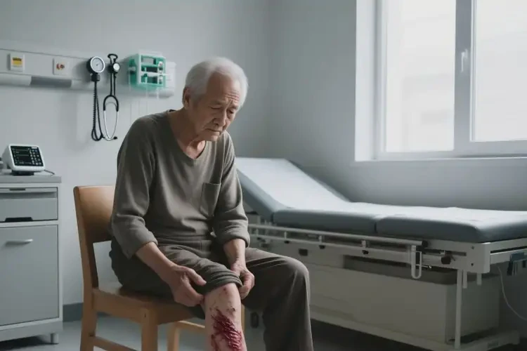 老年人小腿的濕疹是怎么引起的(圖4)