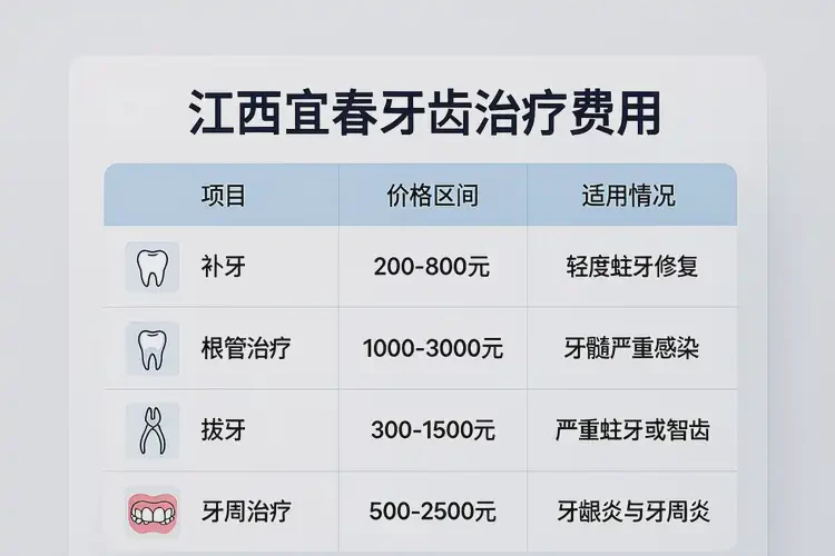 江西宜春康復科看牙疼痛要多少錢(圖3)