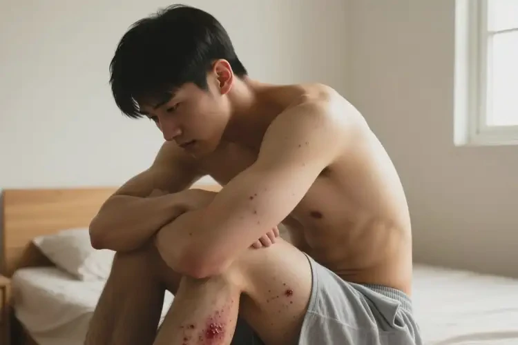 青年人大腿上有濕疹能不能自愈(圖2)