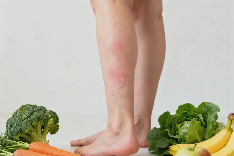 女性小腿上長濕疹有什么吃了不好(圖3)