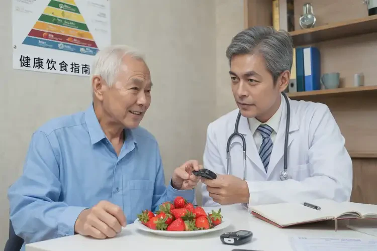 老年人糖尿病中期能吃草莓吗(图1)