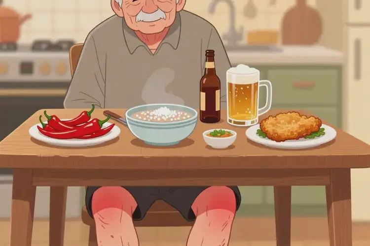 老年人大腿上容易長濕疹哪些東西要注意別吃太多(圖3)