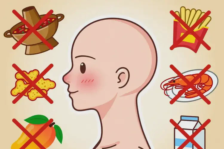 脖子經(jīng)常長(zhǎng)濕疹有什么要忌口(圖3)