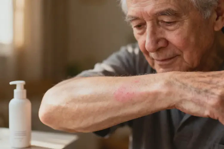 老年人手臂偶爾長濕疹能自愈嗎(圖3)