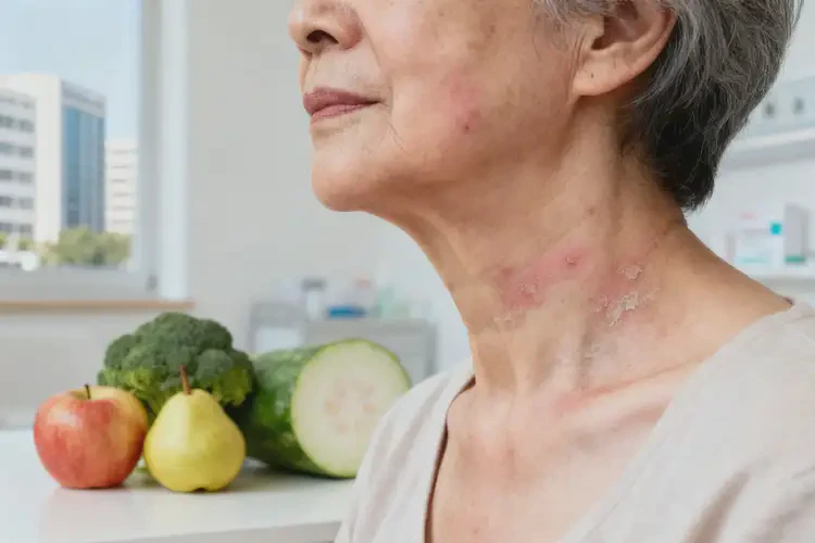 老年人脖子長(zhǎng)濕疹有哪些飲食禁忌(圖2)