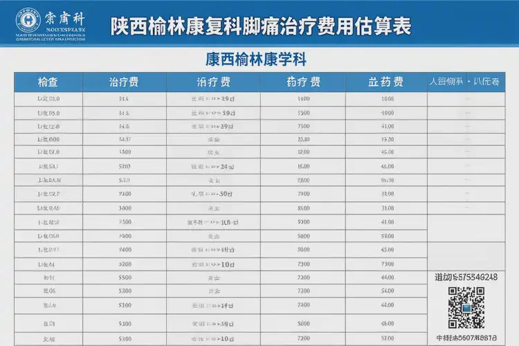 陜西榆林康復(fù)科看腳痛要多少錢(圖4)