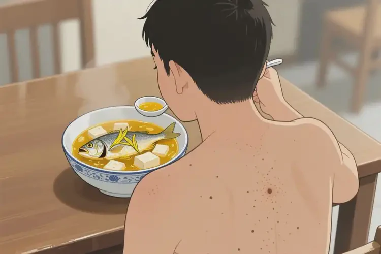 背部有疙瘩喝黄花鱼豆腐汤可以下火吗(图2)