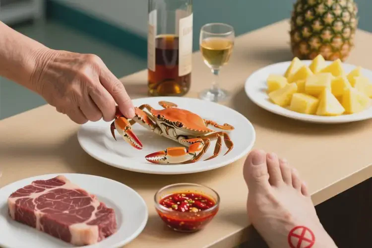 老年人腳上容易長濕疹有什么要少吃的(圖2)