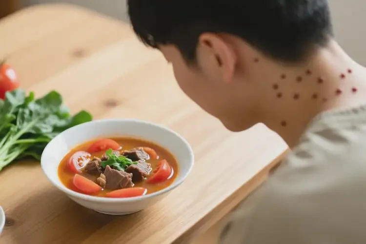 背部有疙瘩喝西紅柿牛腩湯可以下火嗎(圖4)